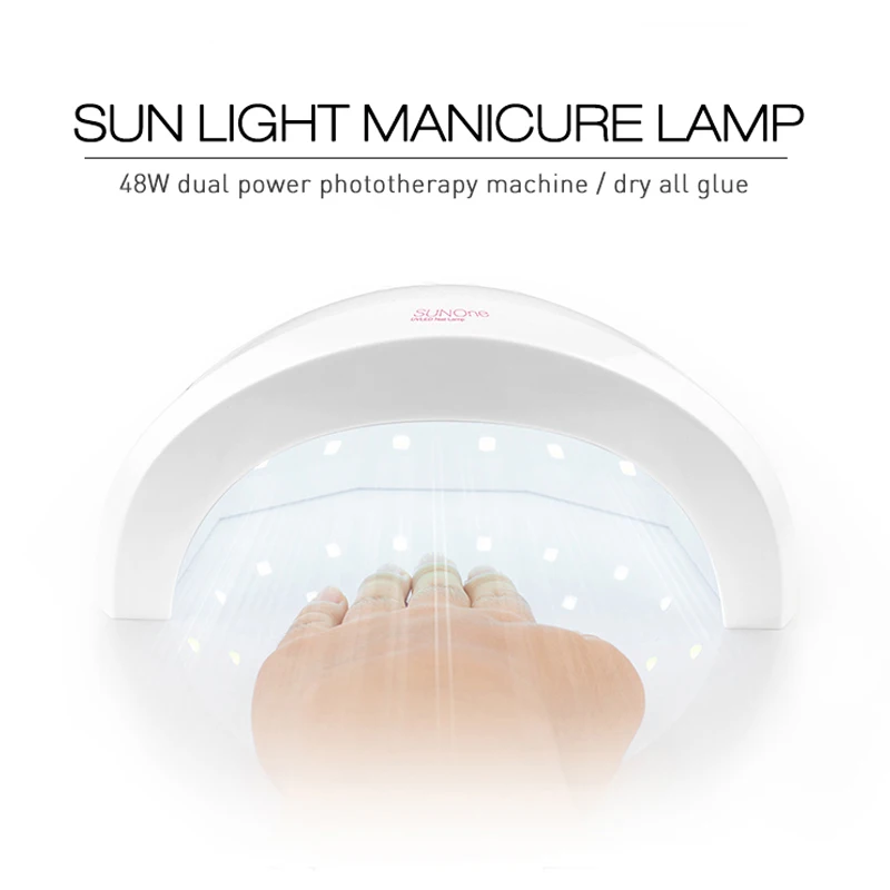 HS 48W Lamp LED UV Gel Nail Polish Kit Private Label Beginner DIY Nail Manicure Nail Tool Gel Polish Set