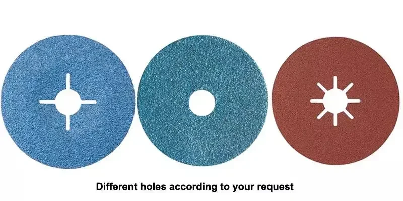 Wholesale Cheap Price Metal Steel Zirconia Fiber Round Hook and Loop abrasive Sanding Discs