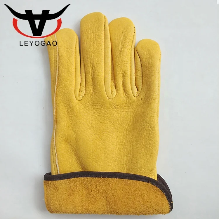 Soft hand job drivers driving furniture leather working gloves