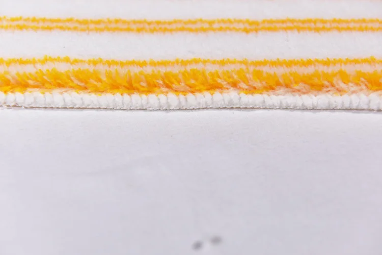 Double yellow stripes polyester/acrylic blended Paint brush roller brush flannelette fabric