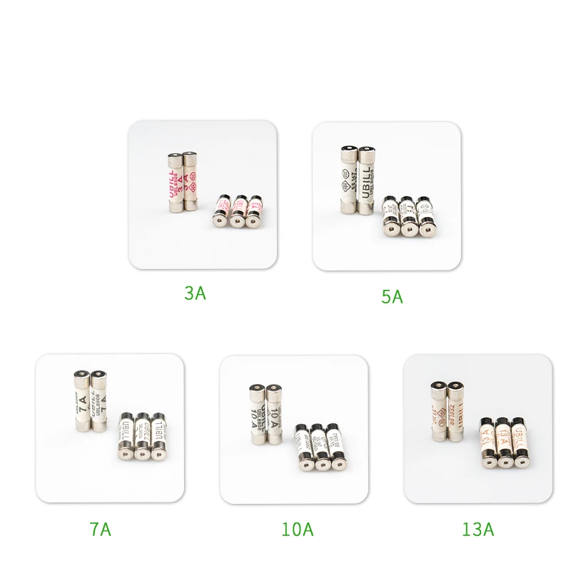 13A 250V Power Supply Ceramic UK Plug Fuse