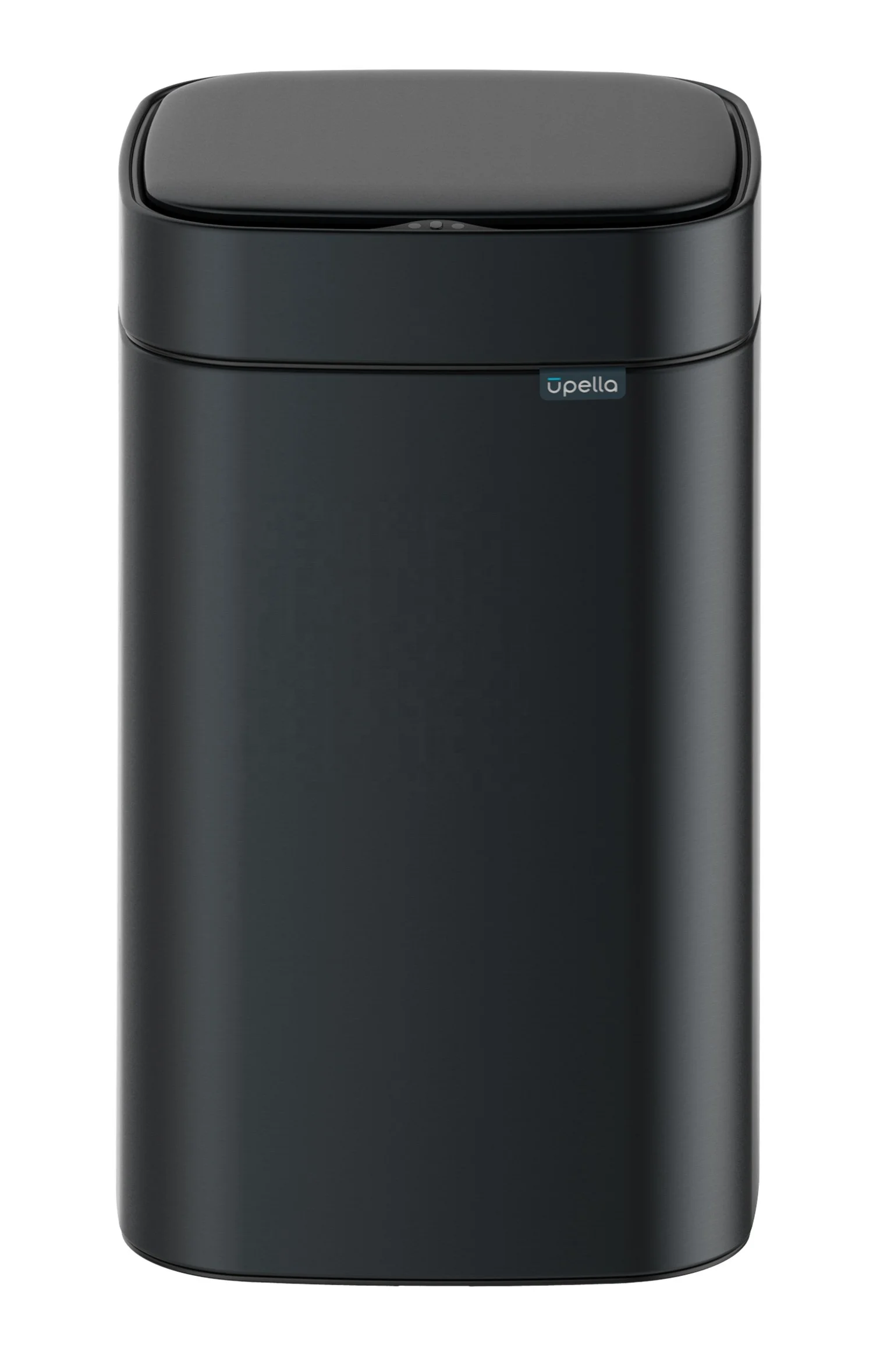 Black Grey Mini Office Rubbish Bin With Sensor Lid 12l