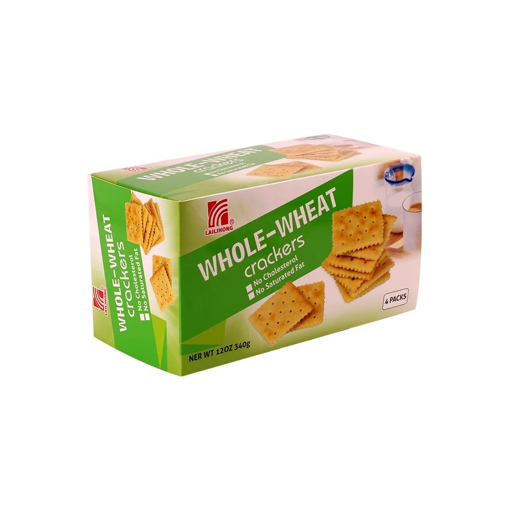 Biscuit in Box for Snack Food Whole Wheat Salty Crispy Soda Cracker