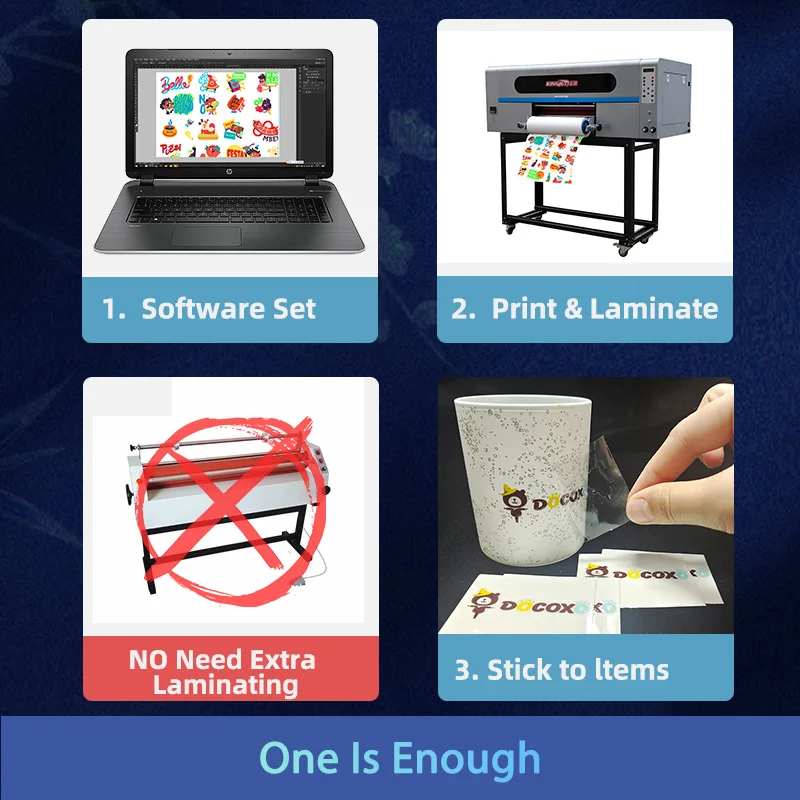 Kingjet A3 Uv Dtf Printer Uv Dtf Printer Machine For Small Stickers Pen AB Film A3 UV DTF Printer