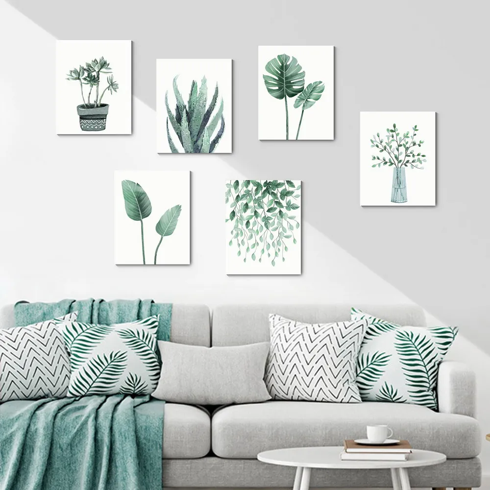 Wall Art 6 Panel Custom Picture Hd Print Hanging Popular Nature Canvas Painting