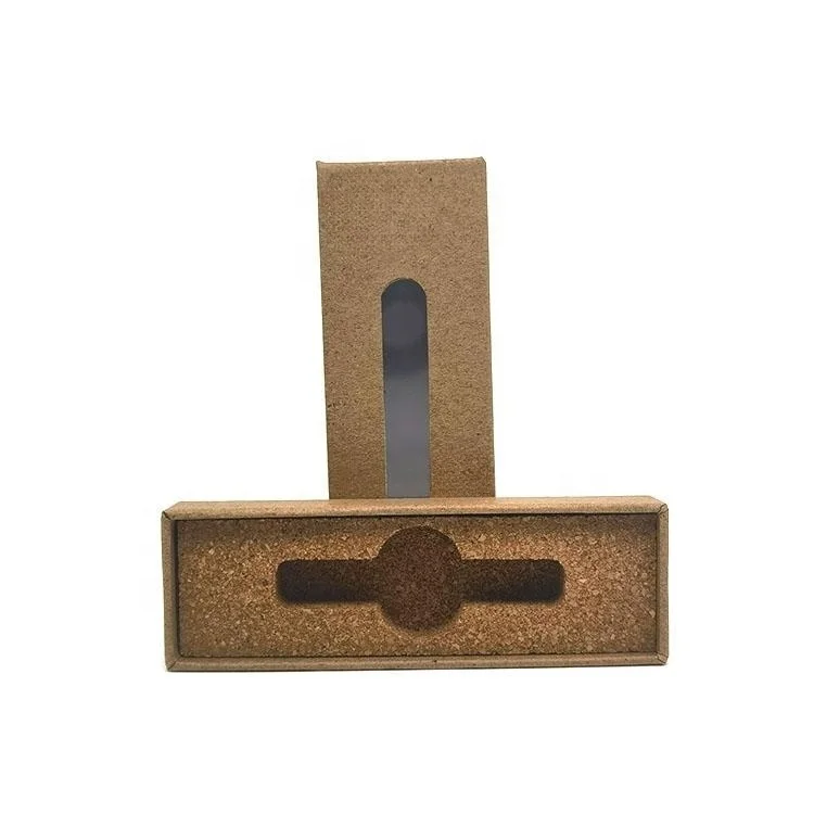 Wholesale Kraft Paper products package box with cork insert custom different dimension