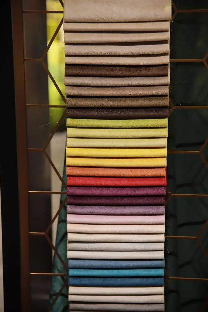 JES Upholstery Sofa Fabric Desgin Stone New Pattern Embossed Velvet Shoes Bag Home Decor Curtain Mattress Home Textile