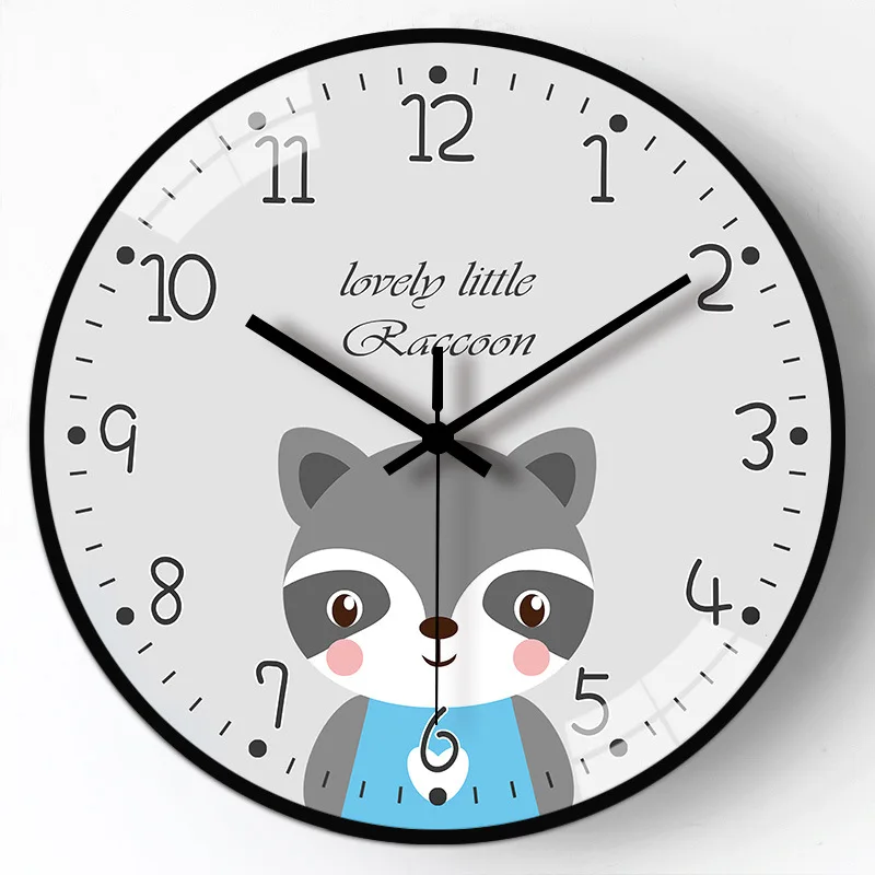 12-inch cross-border explosive leisure plastic wall clock quiet home dining room decoration watch factory Home wholesale