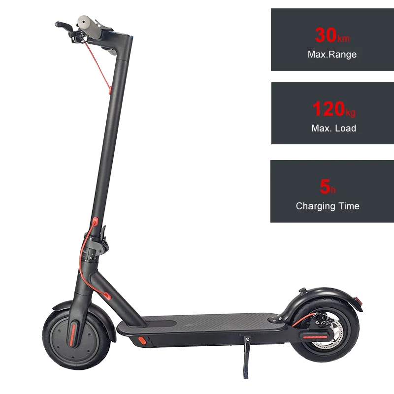 Waterproof IP54 LCD Screen 10.4AH High Speed 250W Motor Folding Scooter Electric for Commuting