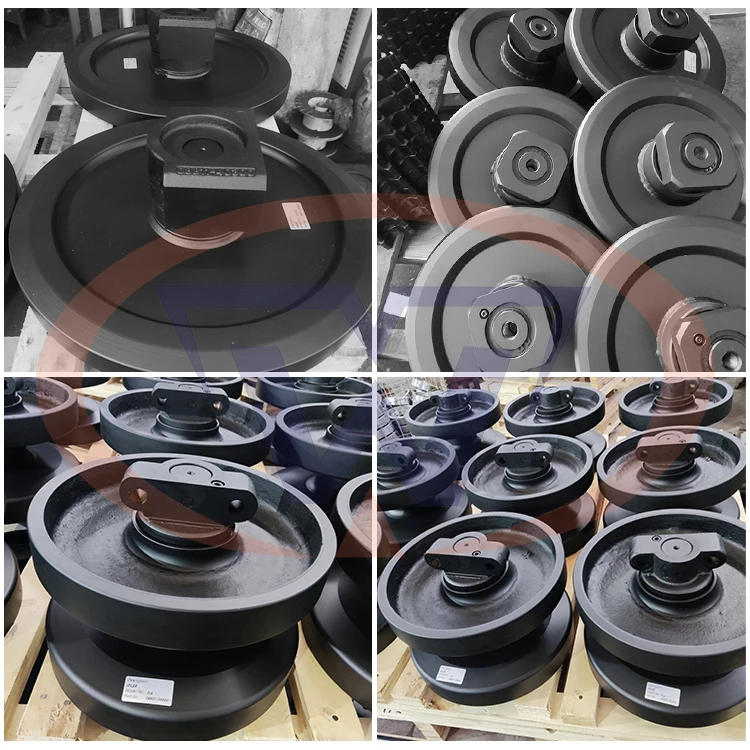 6732903 Compact Track Loader Undercarriage Parts Front Idler Drive Idler Wheel For Bobcat T550 T590