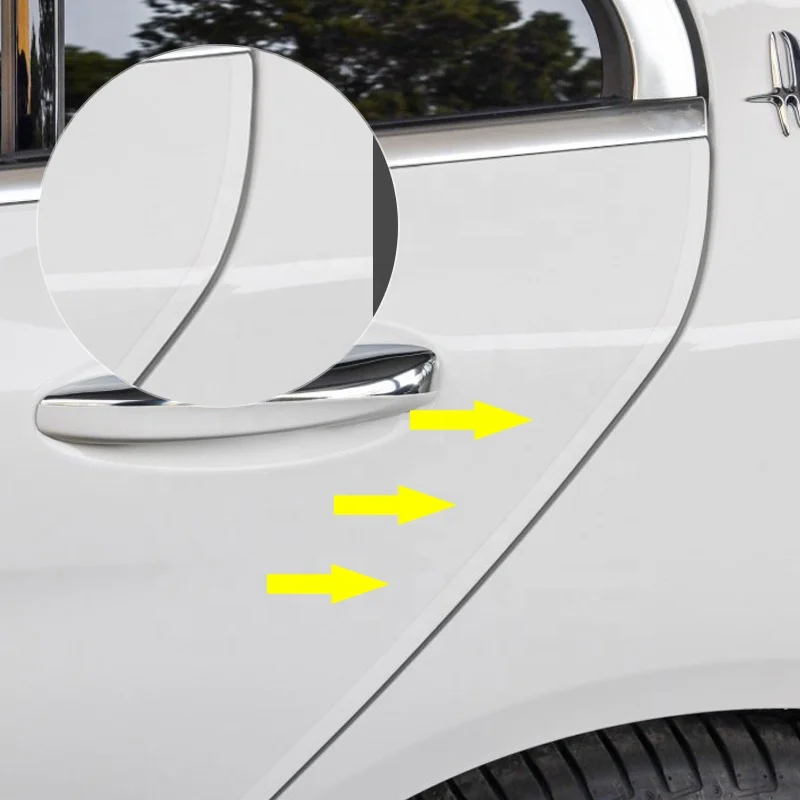 High-quality 15CM*5m nano-ceramic TPU door edge protective film car 3-layer PPF door edge protection sticker