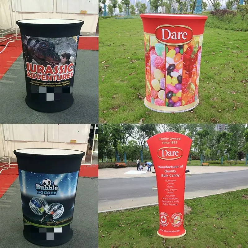 Promotion Table Exhibition Portable Retail  Pop Up Booth Display Counter Table Booth Display Counters For Promotion