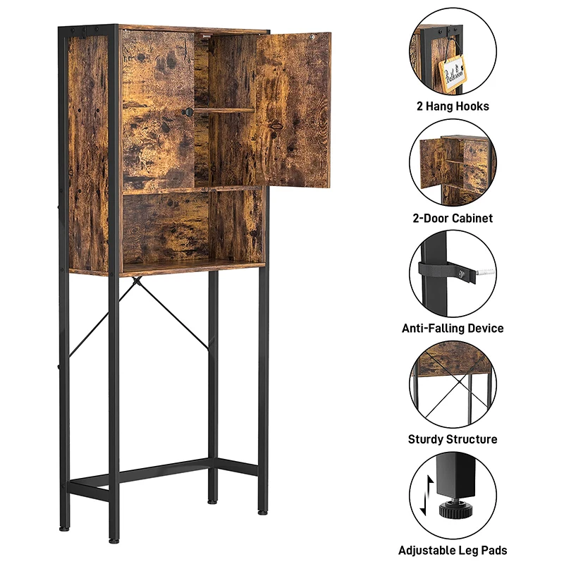 Деревянная полка для унитаза на заказ стиральной машины шкаф хранения экономия места ванной комнаты