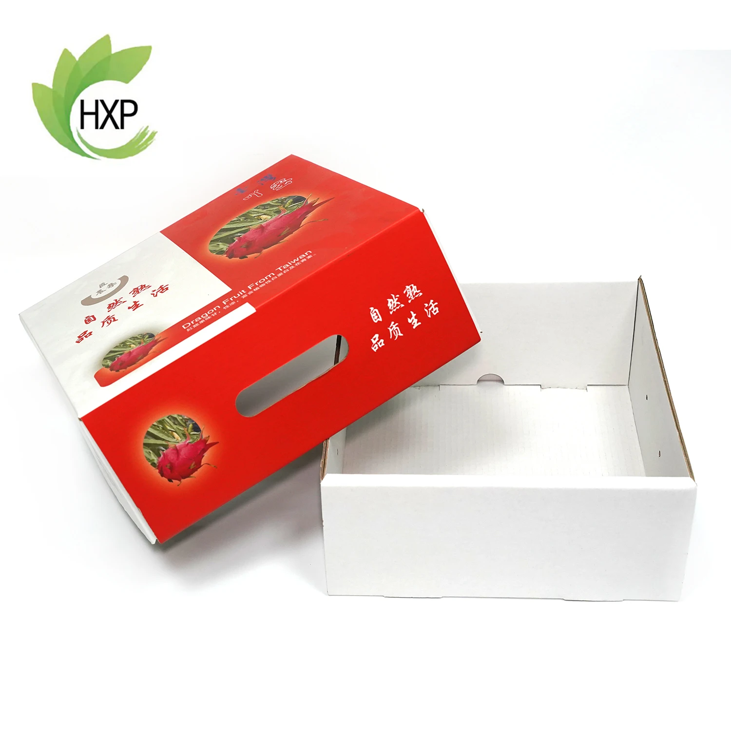 Картонная коробка с принтом, коробка для хранения овощей и яблок, коробка из гофрированной бумаги, картонная коробка для фруктов