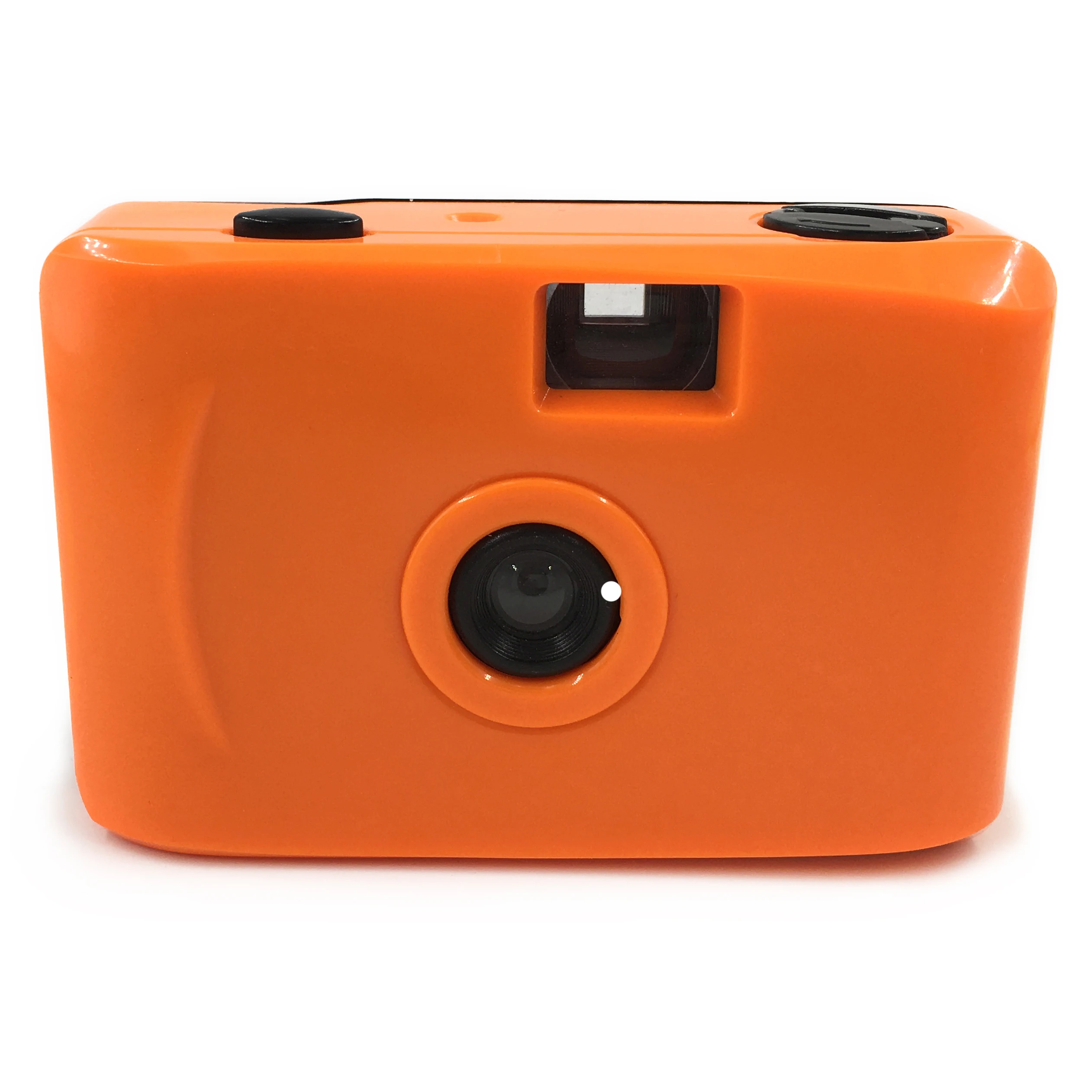 Beestar пластиковая фиксированная Фокусировка Ручная винтажная однотонная оранжевая мини 35 мм пленочная камера мгновенная камера