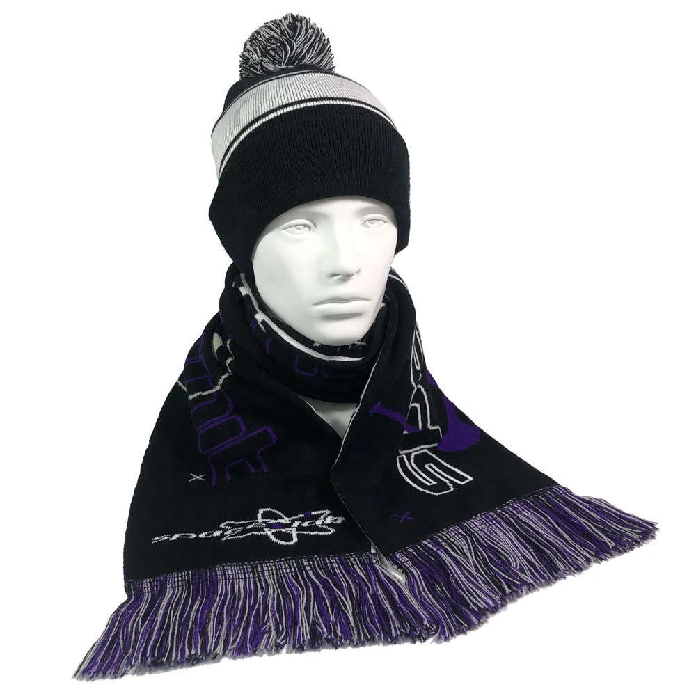 OEM Hot selling autumn winter men neckwear 100% acrylic custom knitting scarf wholesale