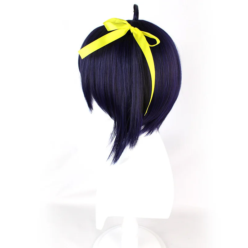 Anime Wig Love Chunibyo Other Delusions Cosplay Rikka Takanashi Wig Dark Purple Short Bob Wigs With Headband