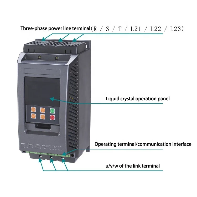 Soft Start 15 to 600kw Soft Starter 380v Three Phase Soft Start Ac Motor Control Board
