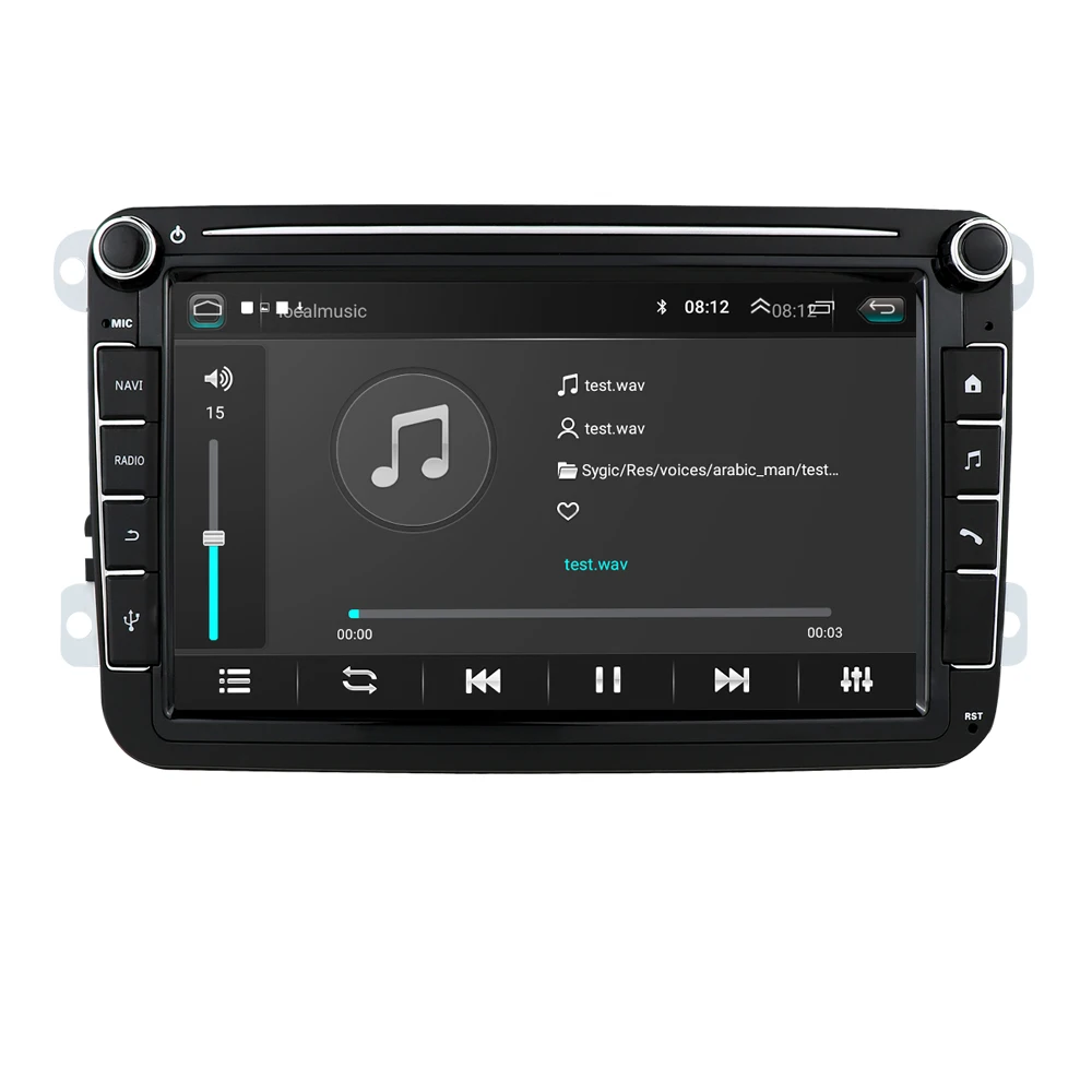  Автомобильный GPS-навигатор стерео-радиоприемник на Android 8 дюймов Wi-Fi для Skoda Superb II Yeti dogegolf