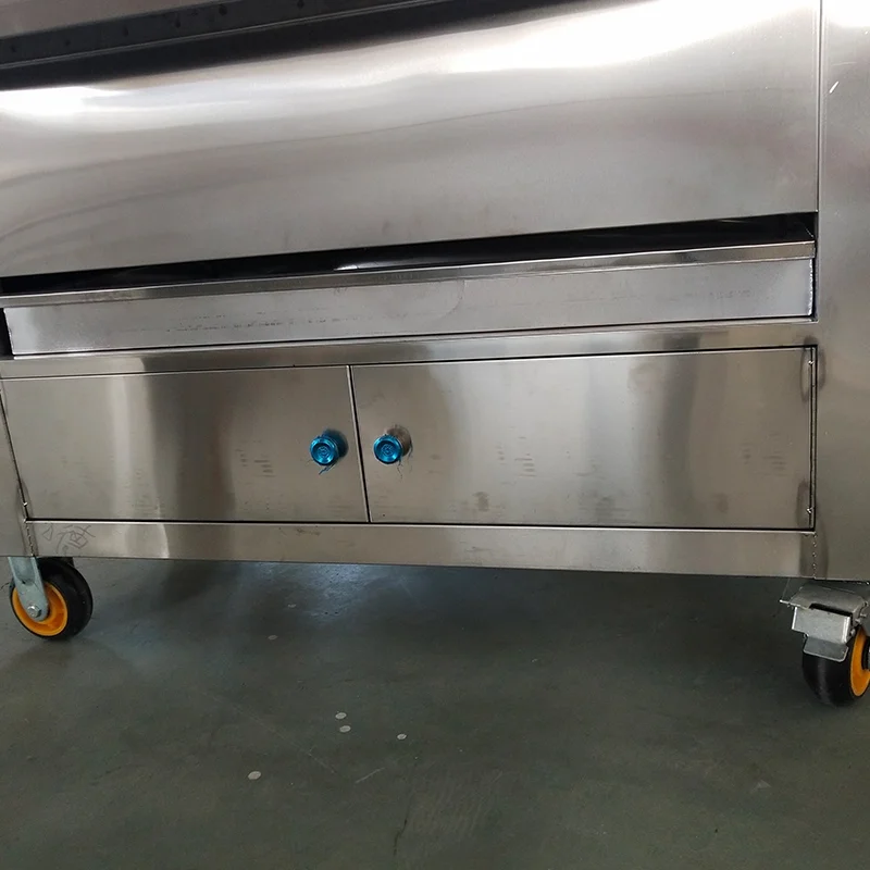 Commercial Stainless Steel BBQ Charcoal Machine Electric Barbecue Grill Gas Heating Barbecue Grill Machine