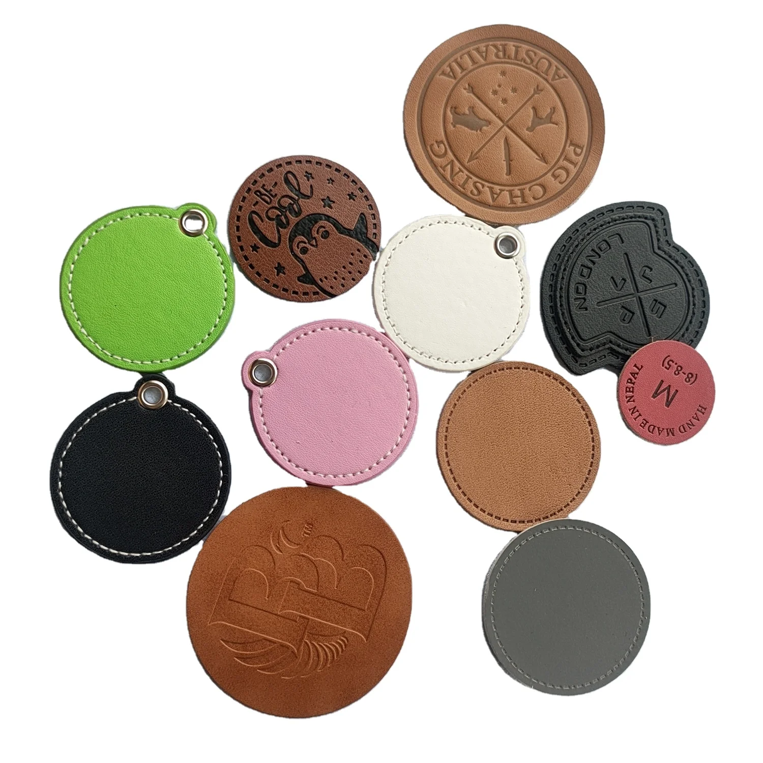 Китайский производитель, индивидуальный логотип одежды, этикетка из искусственной кожи, этикетки для ручной работы на продажу