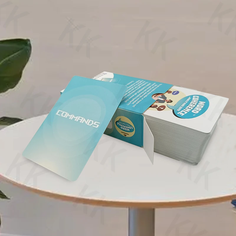 Customised Make Sense Different Ages Team Building Language Learning Kids Educational Word Coherence Flash Card Game