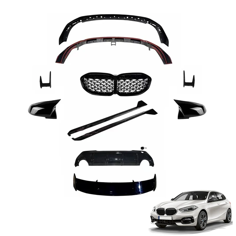Body Kit M-Performance Modified Side Skirts Fender Front Lip Side Mirror Front Bumper Body Kit For BMW X1 1-Series F40