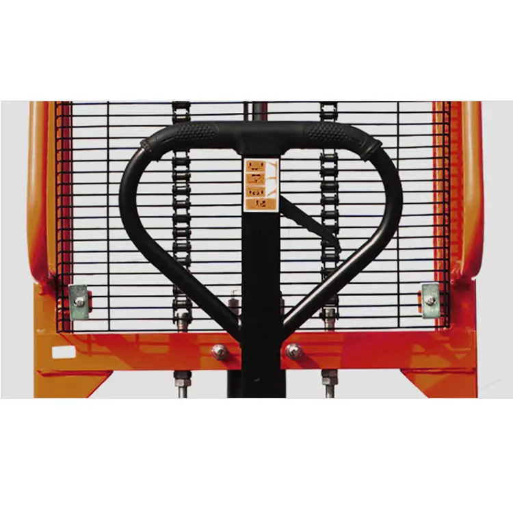 Henglift Straddle Stacker Manual Fork Size 610*550mm Sensitive Operation Pallet Hydraulic Hand Lift Stacker