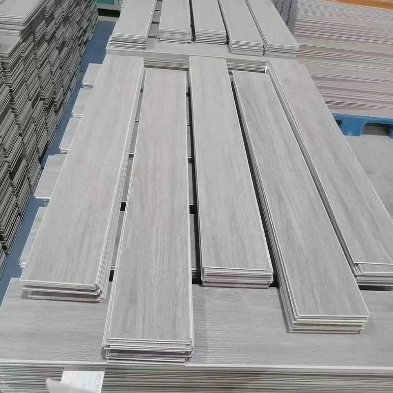 Embossed Texture PVC Virgin Material Plastic Vinyl Tiles SPC Flooring Plank Stone Plastic Composite