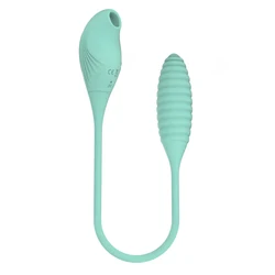 Explosive sex toy shock bird vibrator tongue lick suck more frequently abuse Yin jump egg Green Sex toys for women