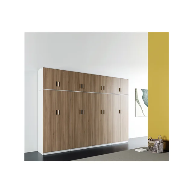 Designed Modern Furniture Modern Popular Style Elegant Living Room Furniture Wooden Material Clothes Sliding Home Wardrobe