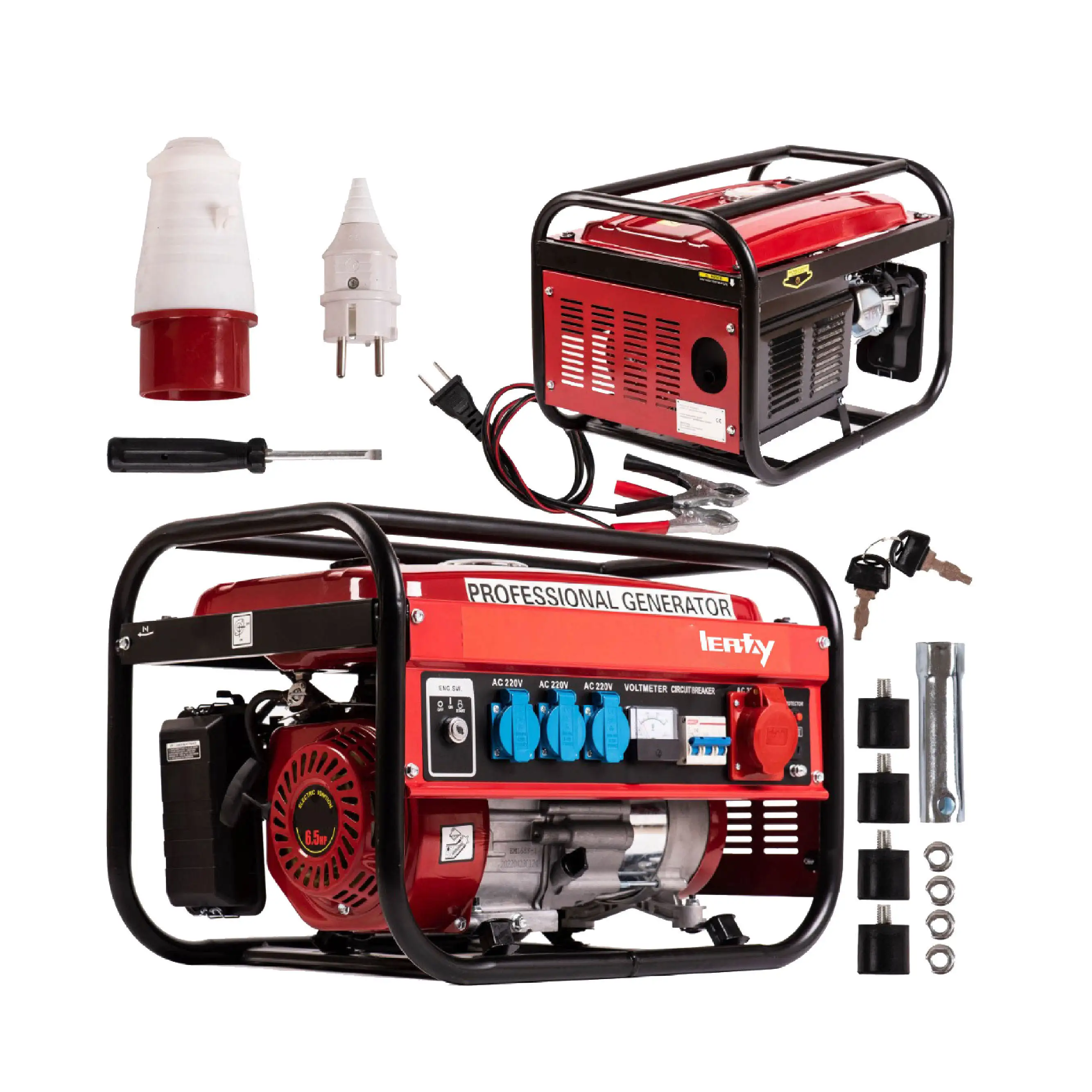 Электрический стартер, бесшумный генератор холодного уплотнения, цена, бензиновый генератор 220 В, 2500 Вт