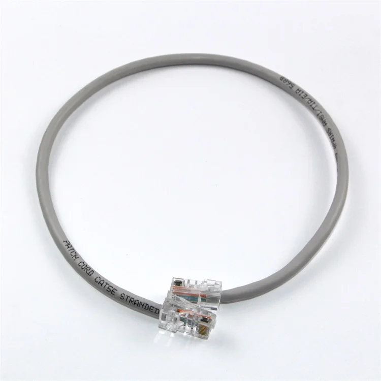 CAT5E UTP patch cord 1mt indoor cable CAT5E FTP outdoor double wall 24awg