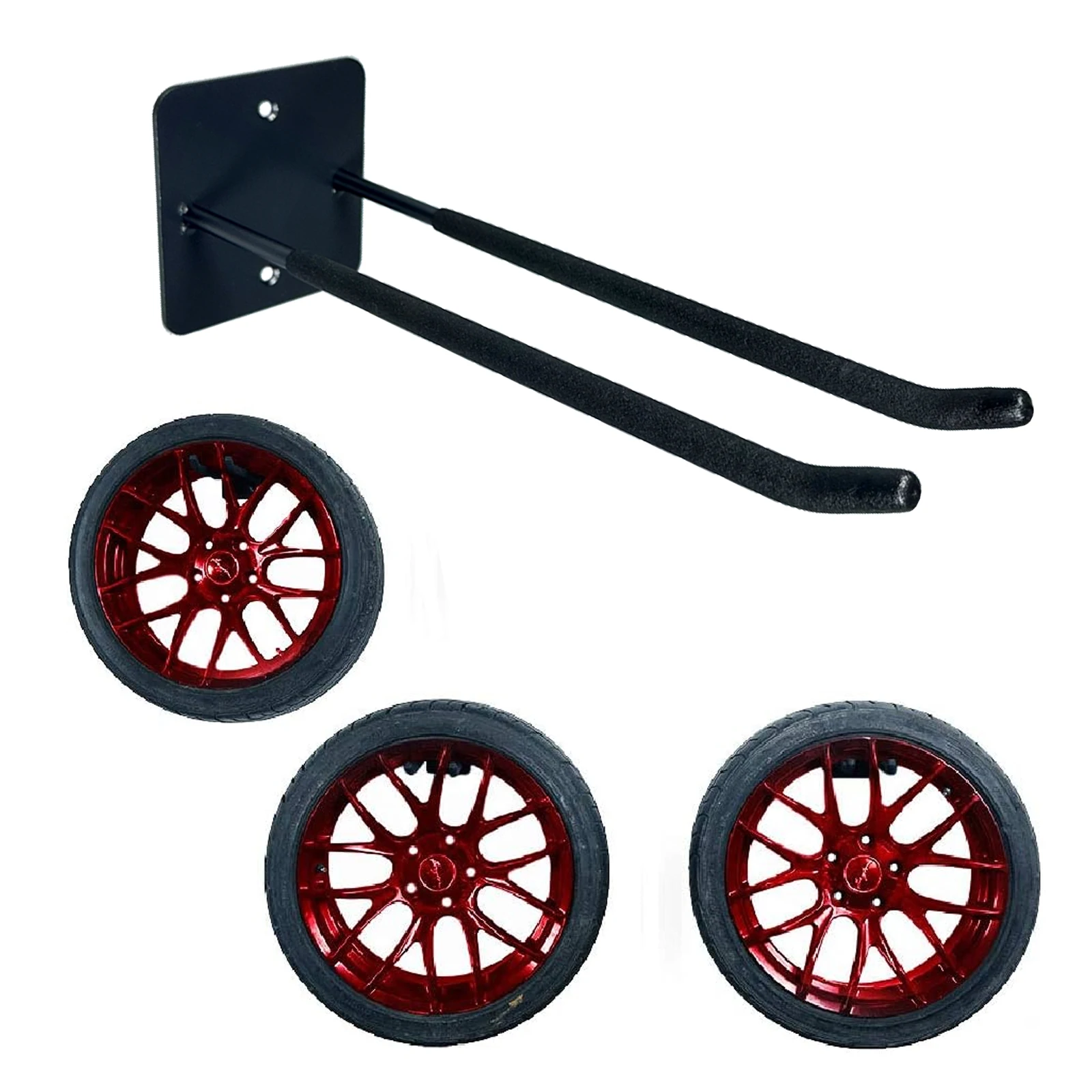 Hiqh Quality Tire Wall Storage Hanging Heavy Duty Tire Display Rack For Garden Hose Holder, Folding Chairs