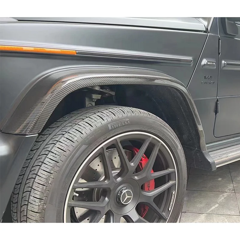 Car Wheel Arch Fender Flares Accessories W464 G63 Style Carbon Over Fenders Flares (Replace) For G class W464 G500 G63 2019y~