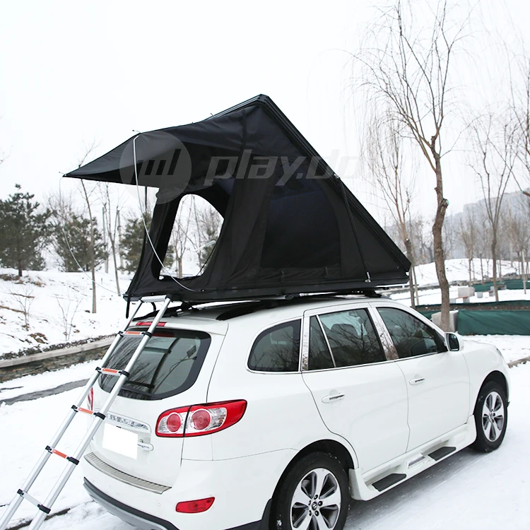 Unistrengh Portable car roof top tent roof rack hard shell 2 person rooftop tent with roof rack