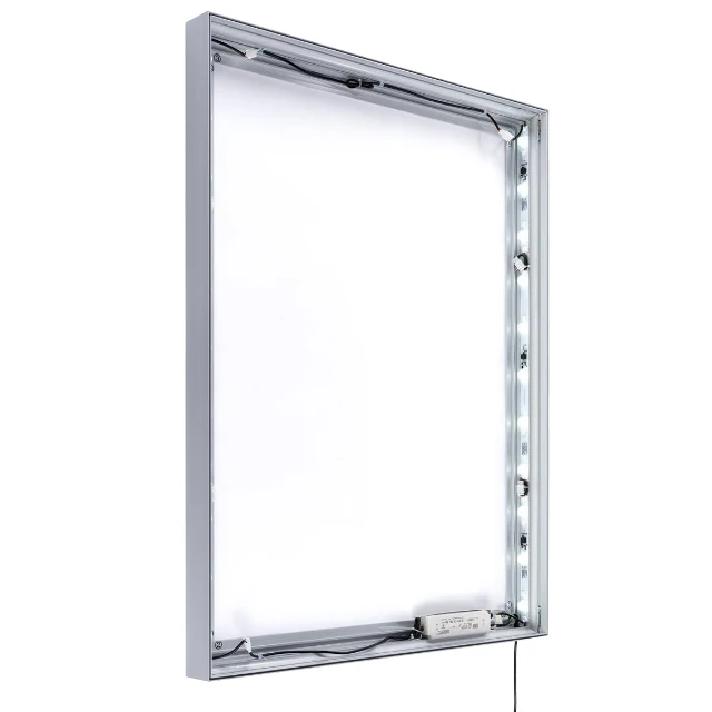 easy changing films snap frame aluminum led light box for advertising