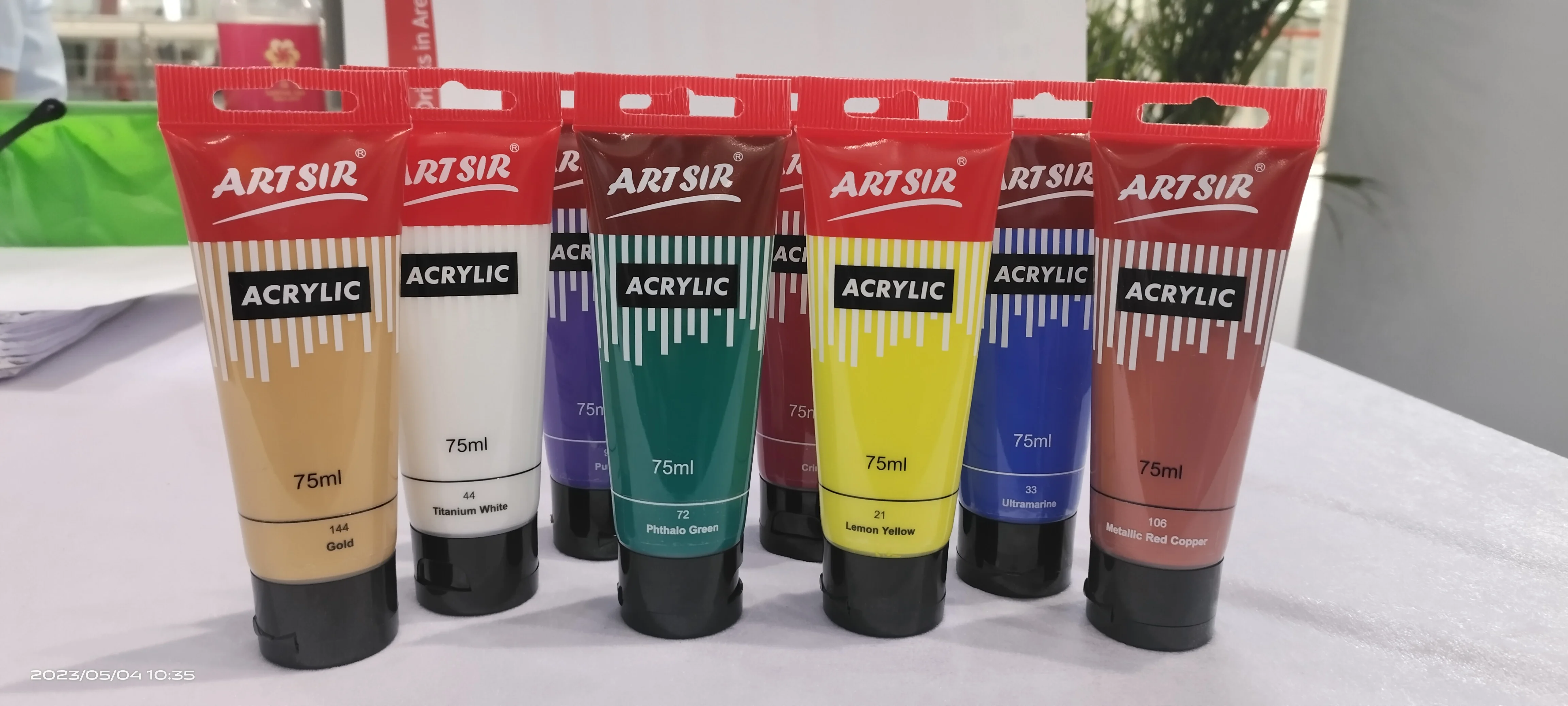 Acrylic Paint Set, 120 Colors (75ml,100ml,120ml) Art Craft Paints Gifts for Artists Kids Beginners & Painters