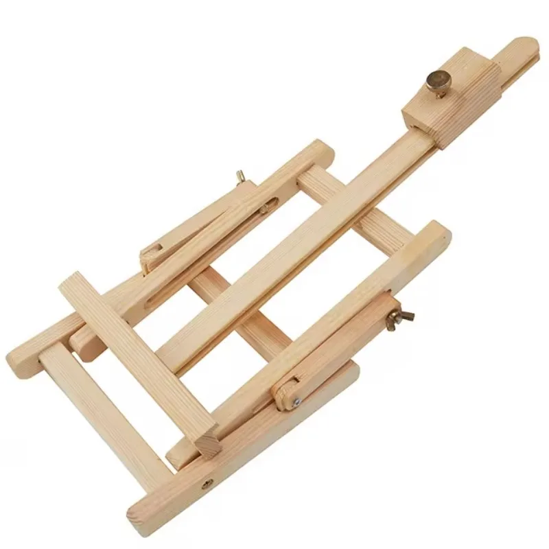 Foldable Art Easel Desktop Sketch Drawing Adjustable Wood Stand Easel