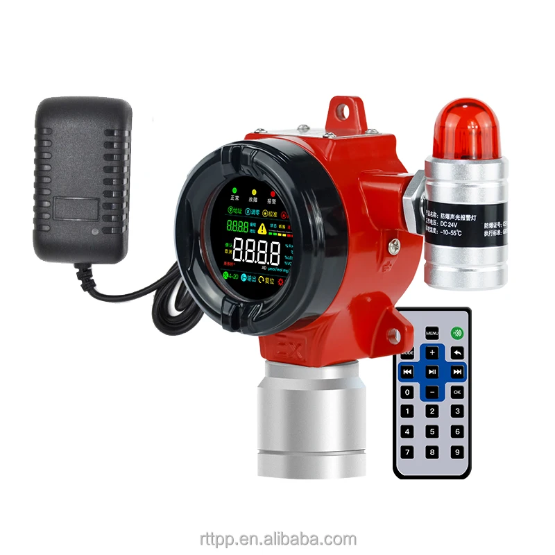 Fixed Methane Gas Detector Flammable Gas Detector LNG Gas Alarm System ATEX SIL
