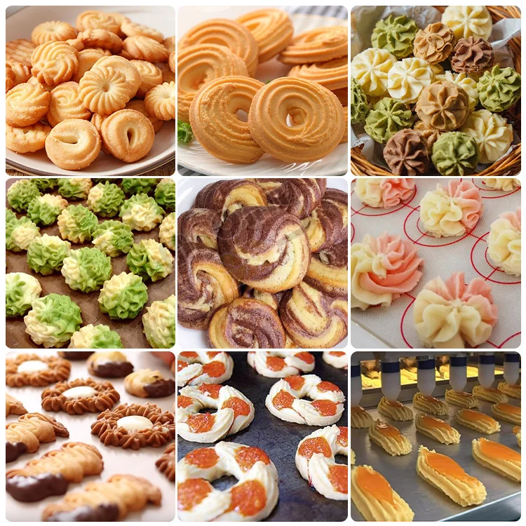 Мягкое Печенье Eclair машина для производства грецких орехов маленький четырехлистный Настольный держатель печенья с проволочной резкой