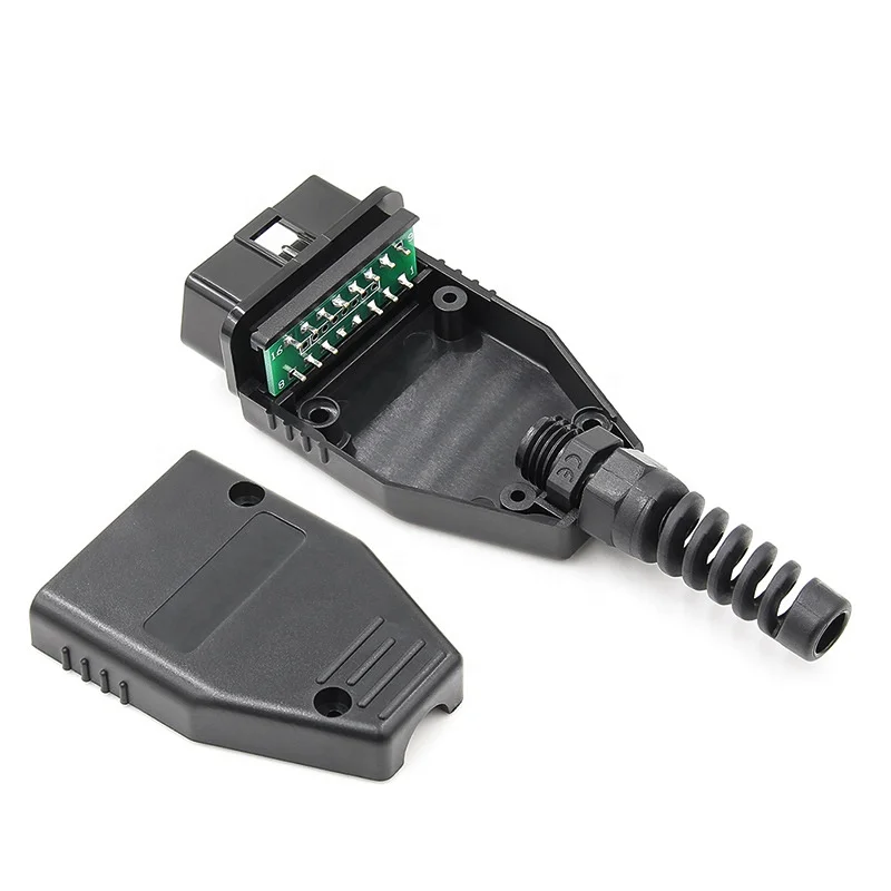 Universal Car Diagnostic Tool OBD2 Male 16 Pin Connector OBD 2 16 Pin OBDII Adaptor J1962 Connector for Car