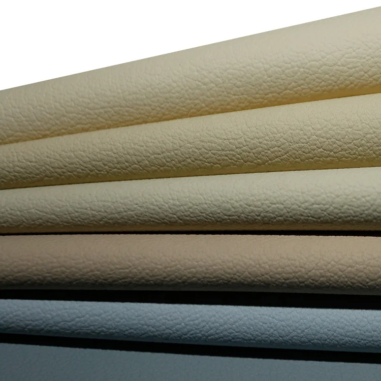 In Stock Leather Fabric Soft Feeling Abrasion-resistant Litchi Grain Texture Faux LeatherYS