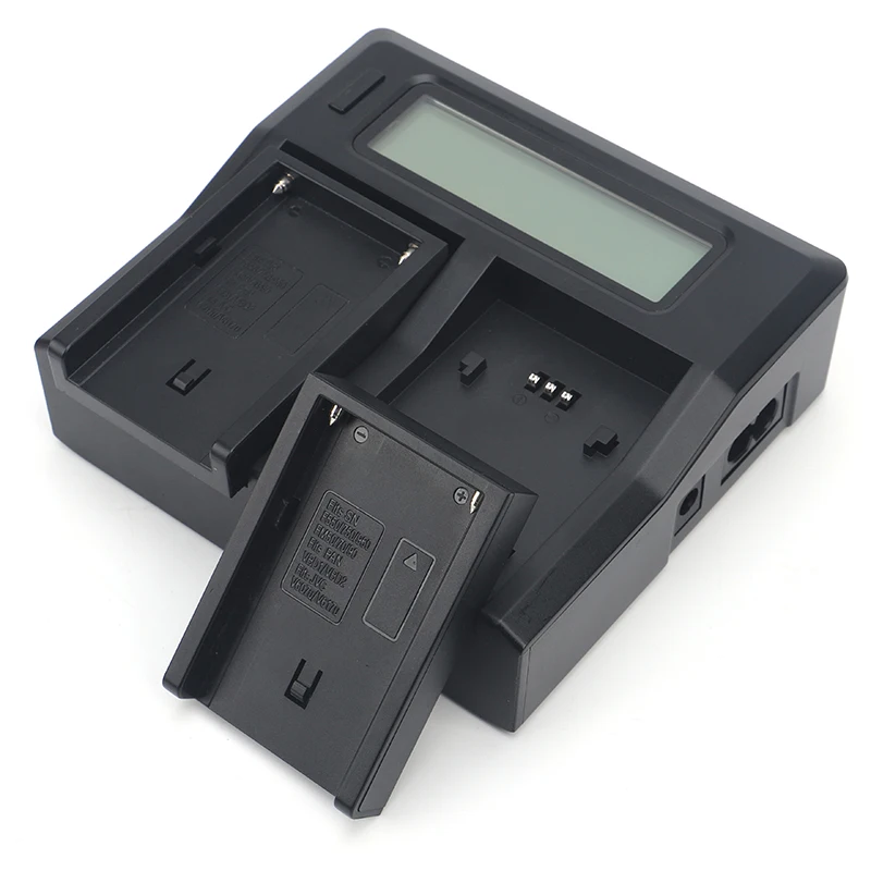 USB LCD Dual Portable Digital Camera Battery Charger Universal Charger For DSLR For Sony NP-F970 NP-F960 NP-F750 NP-F570