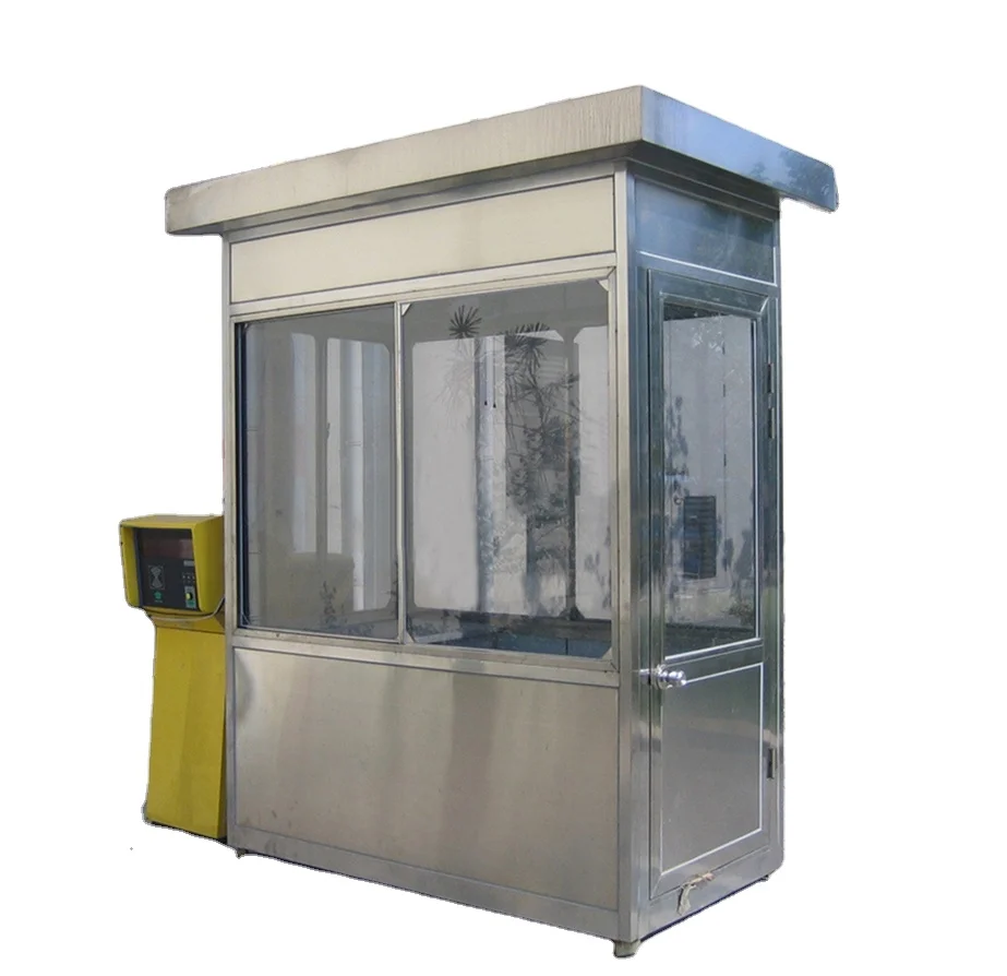 Guard Shacks Steel Guard Room EPS Security Cabin Guard Booth Prefabricated Outdoor construction site can be mobile