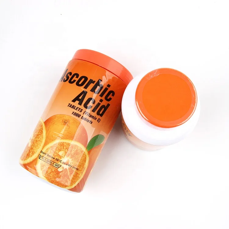 Таблетки из сыворотки с шипучим витамином C, 1000 мг, аскорбиновая кислота