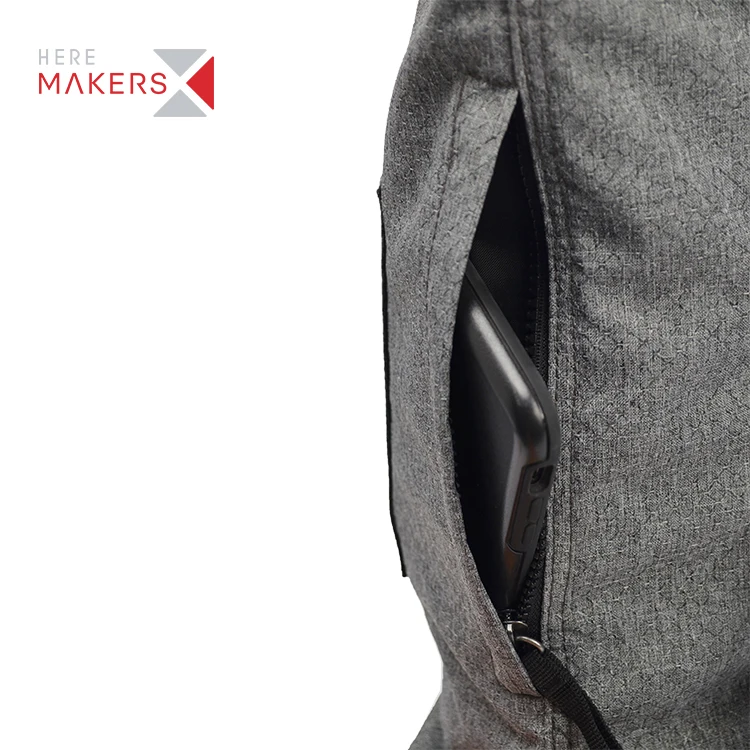 Custom logo High quality Lightweight rugzak daypack casual Recycled Tote backpack