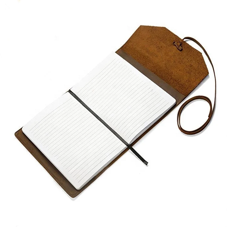 Design Handmade Journal Waterproof Diary Office Agenda Stationery Leather Nature Notebook