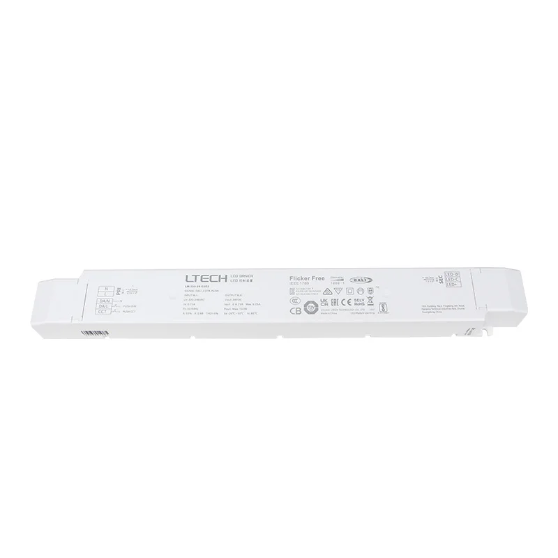 Letch LM-150-24-G2D2 светодиодный драйвер 150 Вт 24 В затемняемый Светодиодный 6.25A тонкий
