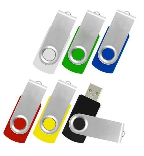Promotional Gift Swivel USB Flash Drive with Logo Printing Service